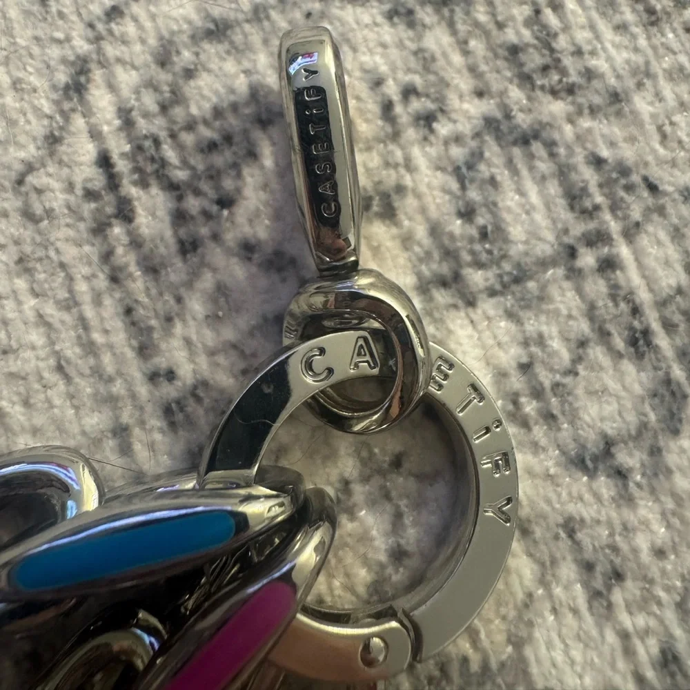 Casetify Multicolor Metal Chain Wrist Strap + Bonus Strap - Picture 5 of 6